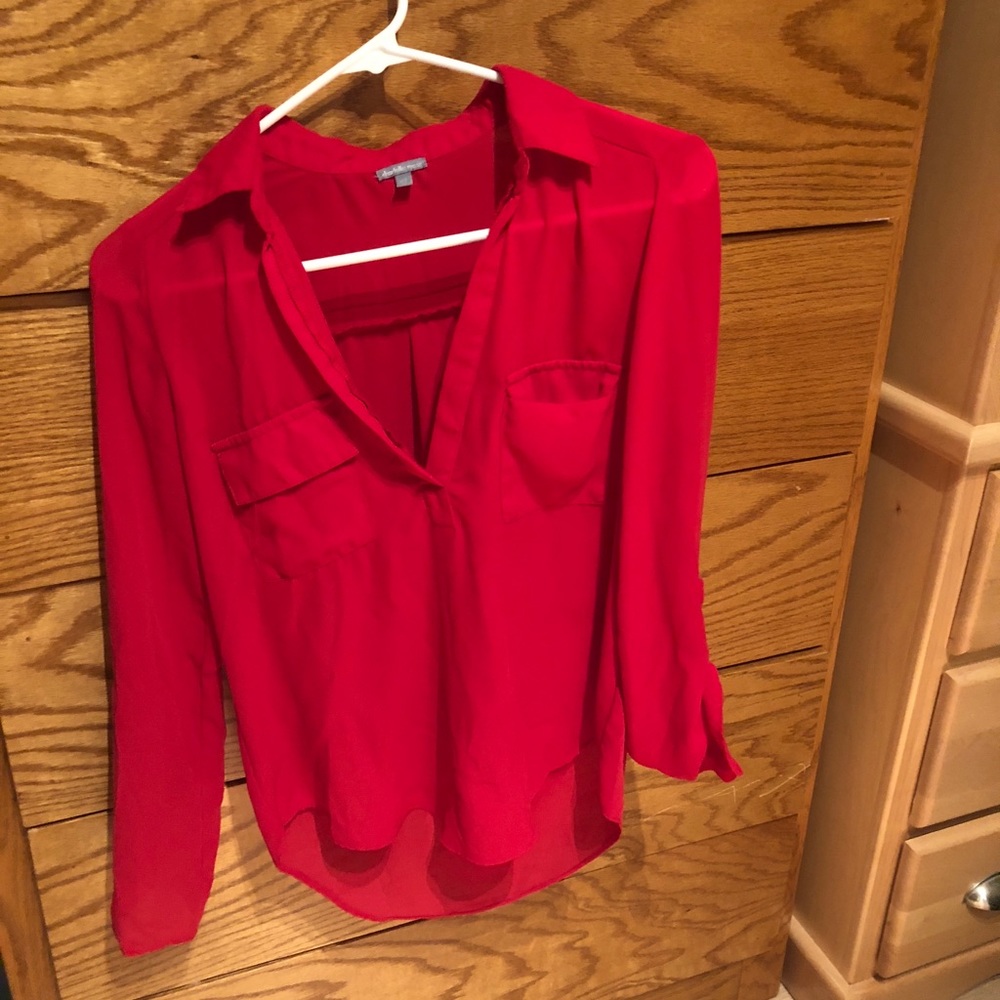 Red blouse from Charlotte Russe xs